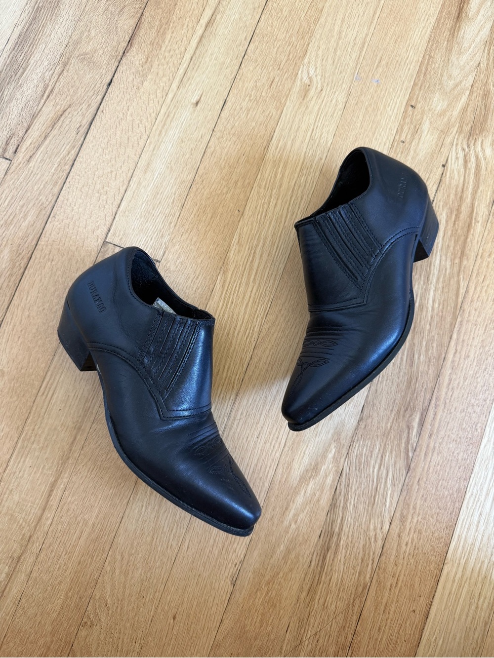 Vintage Durango Western Leather Ankle Booties